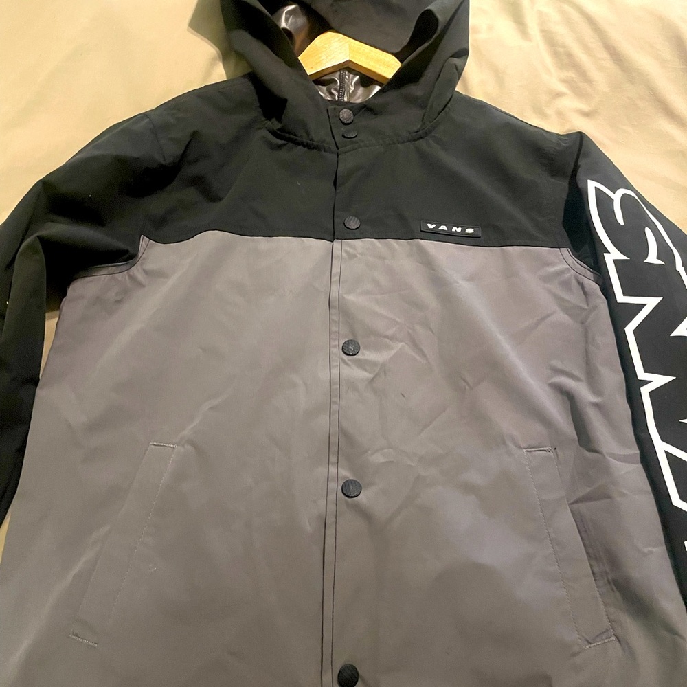 Big boys size M vans windbreaker jacket